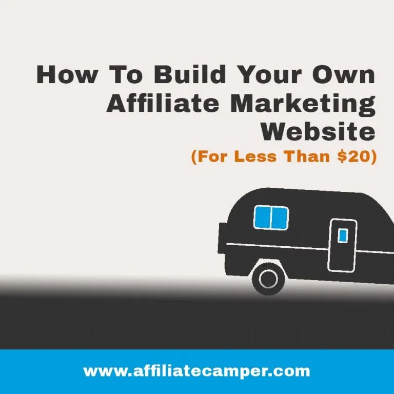 How I Build My Affiliate Marketing Websites For Less Than $20